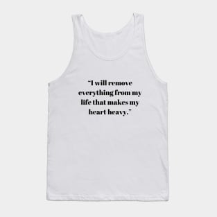 Motivational Words Tank Top